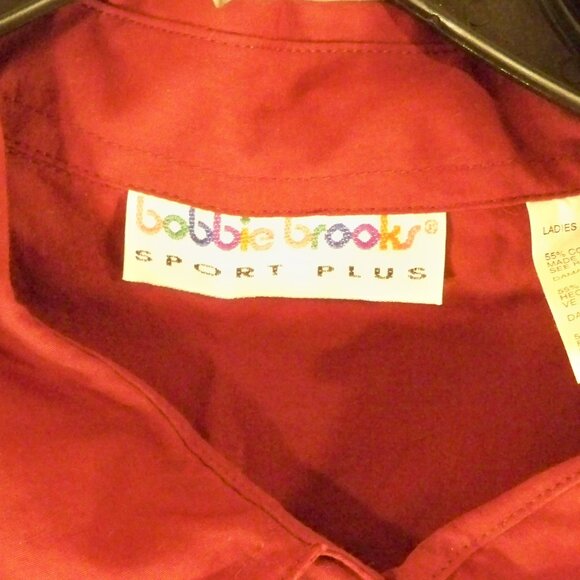 3 Bobbie Brooks Sport Plus, Button Up *Shirt, 26W - Picture 8 of 10